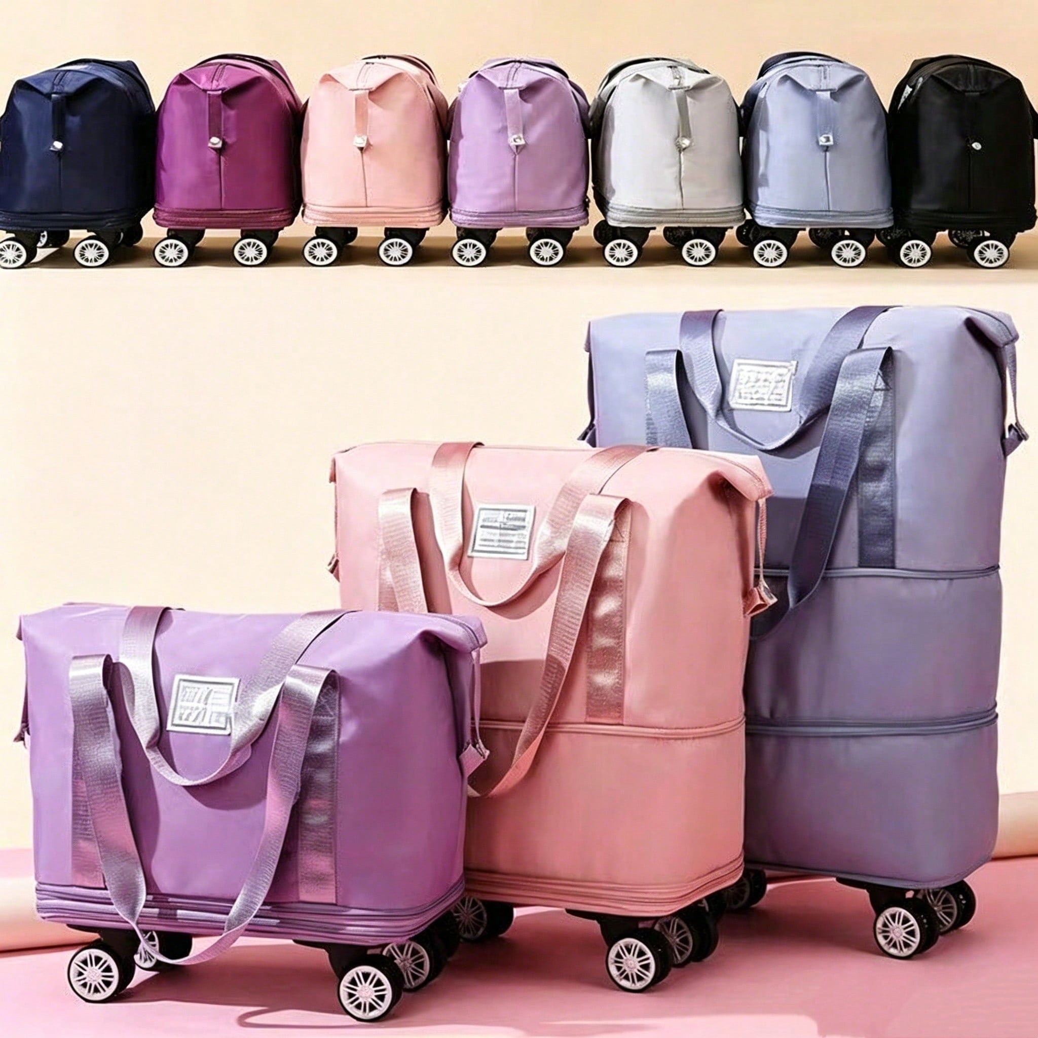 Expandable Rolling Duffle Bag  - огляд і ціна Foldable Rolling Luggage Bag