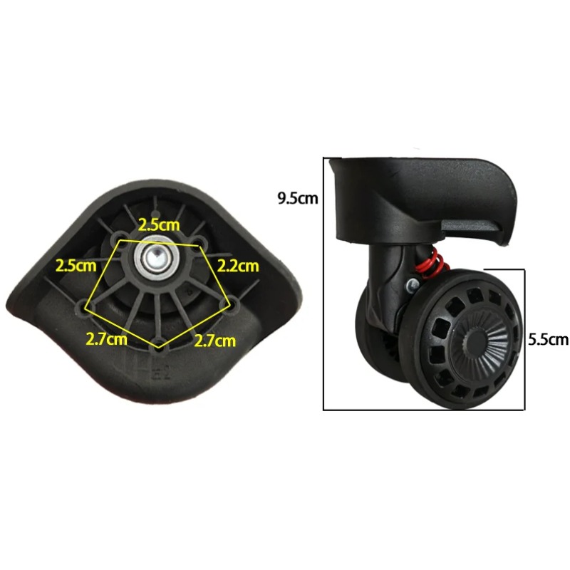 Luggage Wheel Replacement Trol - огляд і ціна Silent Replacement Luggage Wheels
