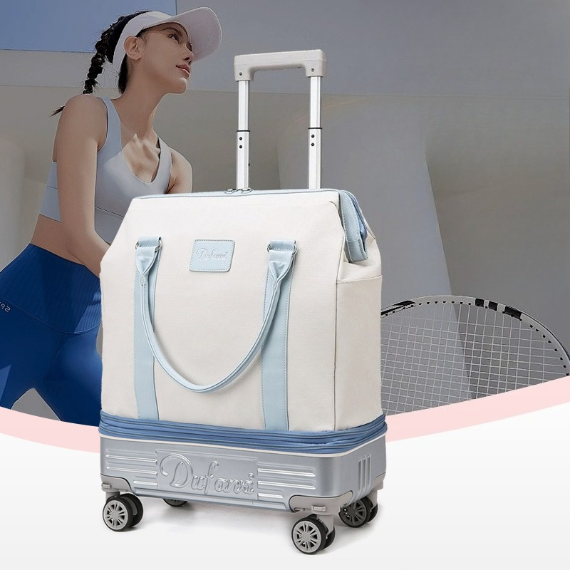 Wheeled Duffel Bag with Telesc - огляд і ціна Foldable Rolling Luggage Bag