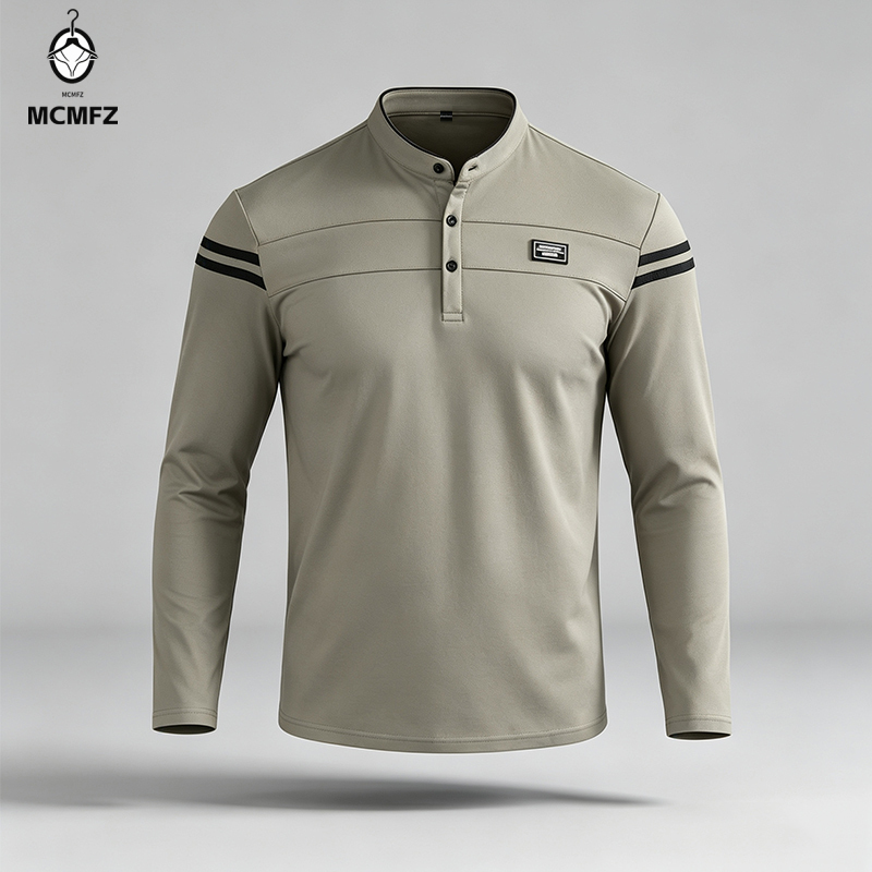 Male Urban Long Sleeve Polo Sh - огляд і ціна Handbags