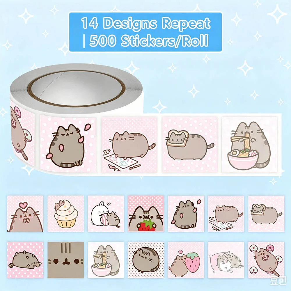 Hou 500pcs Pusheen Cartoon Cat - огляд і ціна Handbags