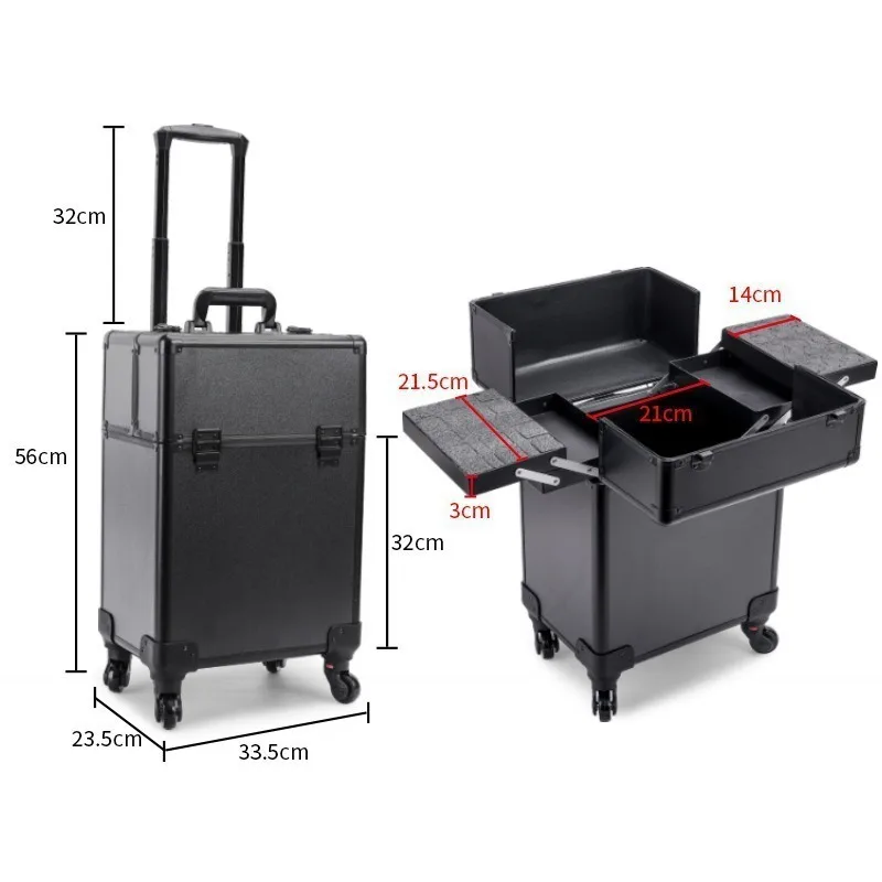 Rolling Cosmetic Luggage Organ - огляд і ціна Luggage
